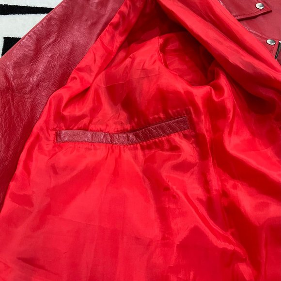 Mr.Bern LA Buttersoft Lambskin Moto Leather Biker Jacket With Silver Hardware - Picture 14 of 15